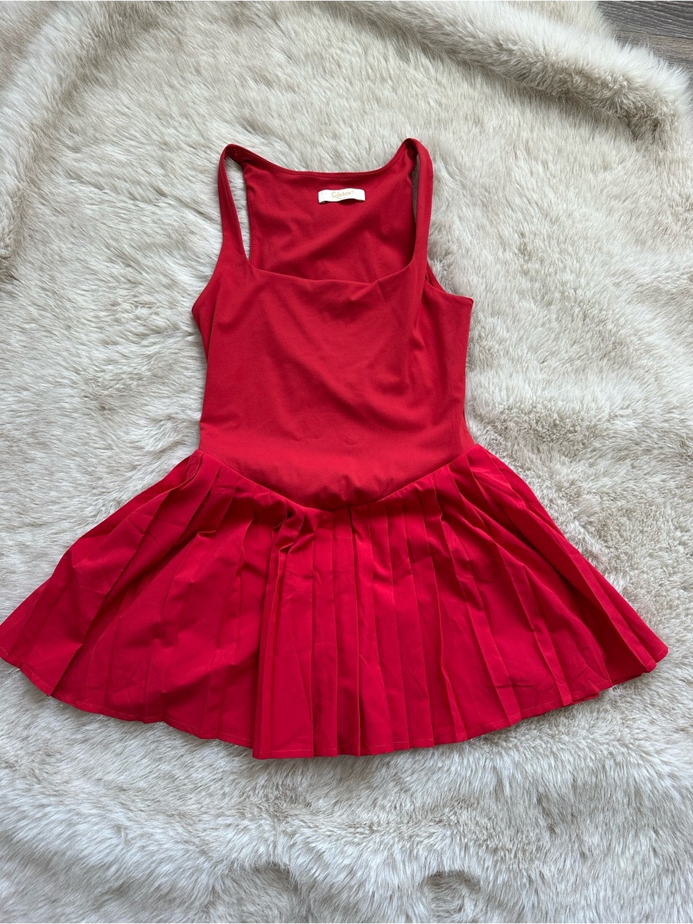 WORN ONCE Red tennis dress